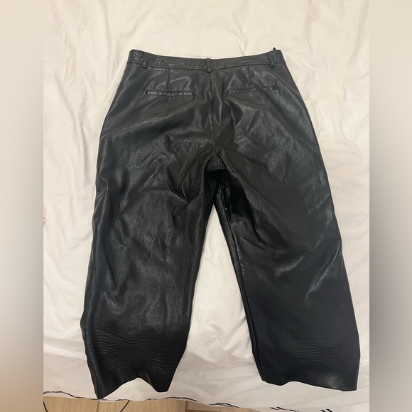 BABATON - command cropped vegan leather pant - Picture 4 of 4